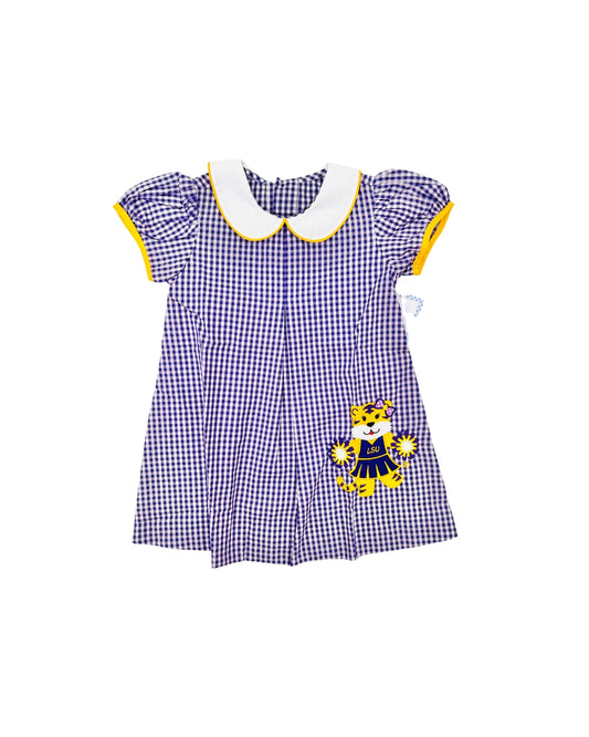Remember Nguyen Tiger/Cheerleader Applique Dress