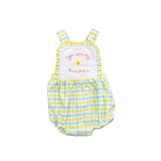 Elizabeth Ann Girls "You Are My Sunshine" Embroidered Bubble