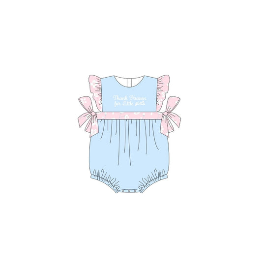 PRE ORDER - Funfetti Kids Thank Heaven for Little Girls Embroidered Bubble