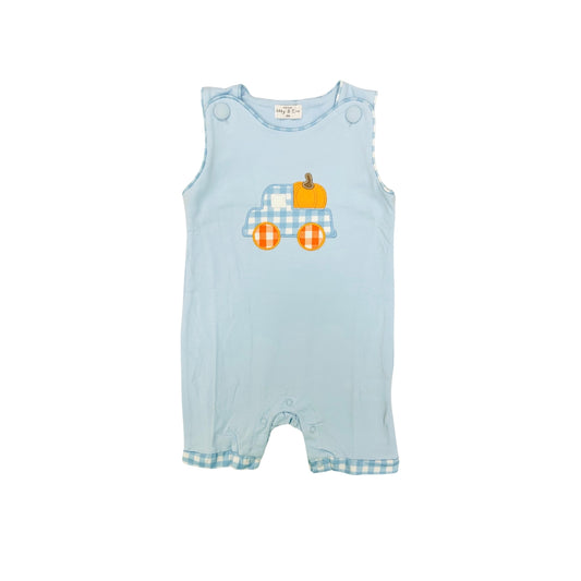 Blue Truck/Pumpkin Applique Jon Jon