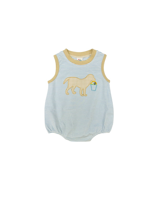 Funfetti Kids Puppy with Sand Bucket Stripe Bubble