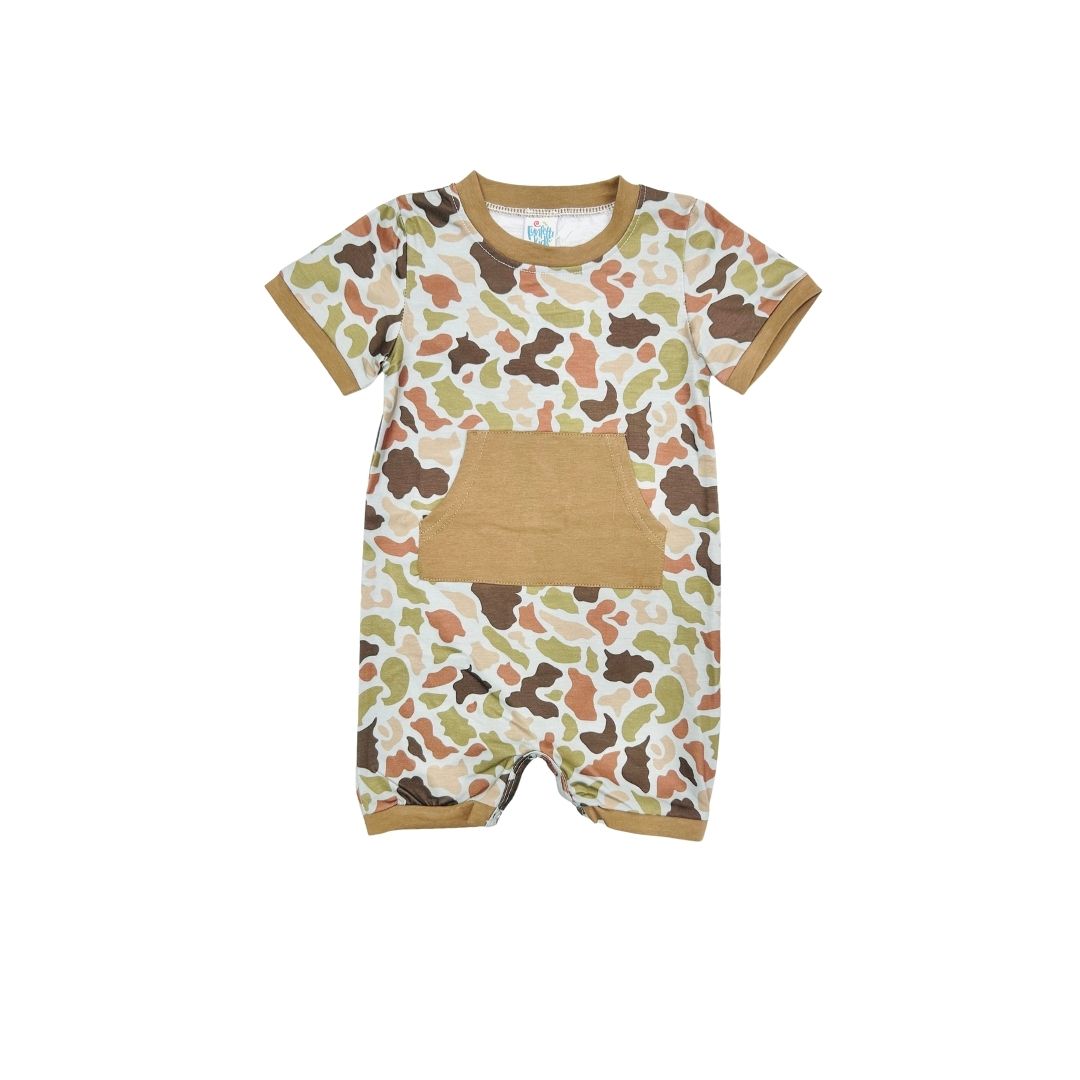 Funfetti Kids Camo Romper