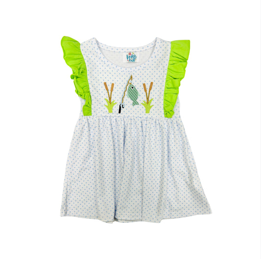 Funfetti Kids Polka Dot Fishin Dress