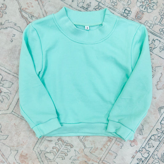 Mint Mockneck Pullover