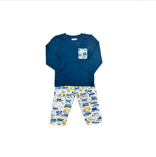 Funfetti Kids All Over Construction Pant Set