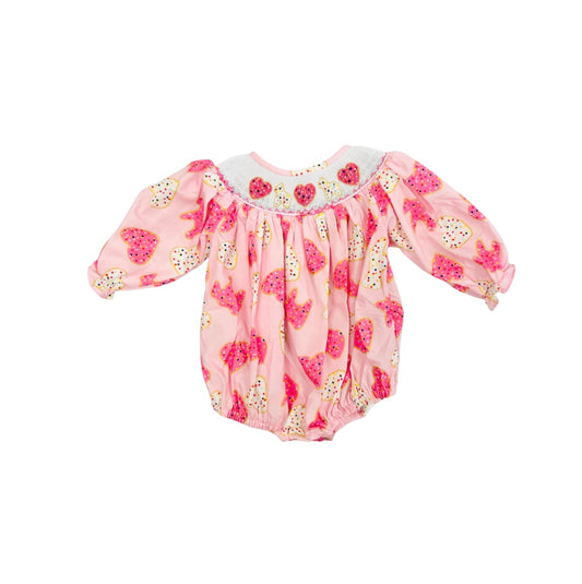 Elizabeth Ann Girl Smocked Cookie/Heart Bubble