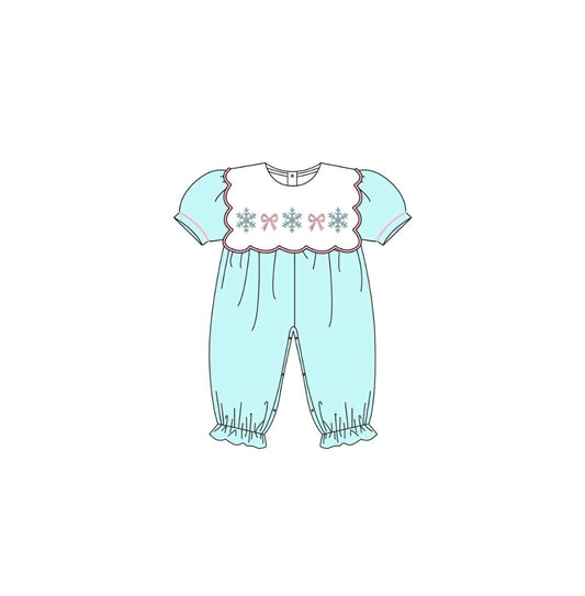 PRE ORDER - Funfetti Kids Snowflake/Bow Romper