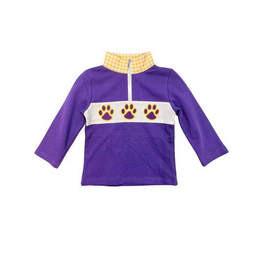 Funfetti Kids Boy Paw Print Pullover