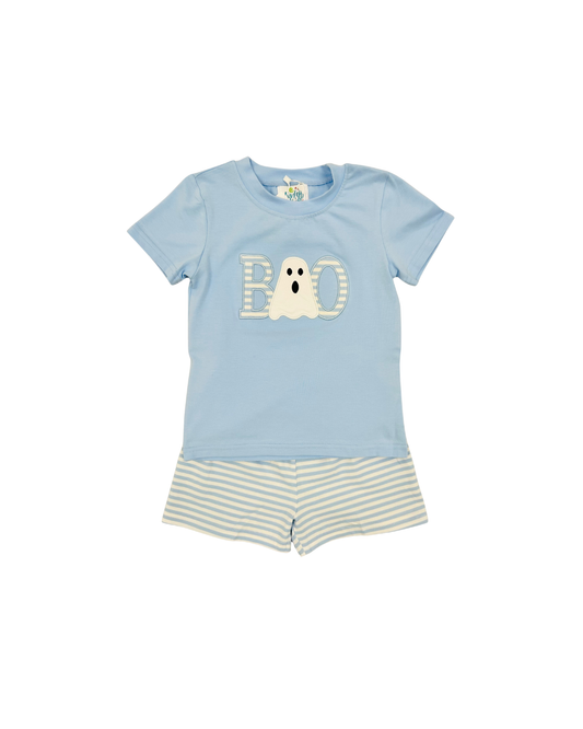 Funfetti Kids Boo Ghost Short Set