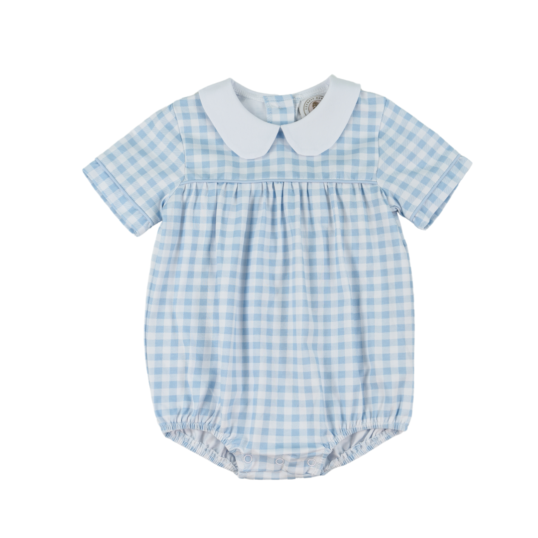 Cypress Row Boy Blue Gingham Bubble