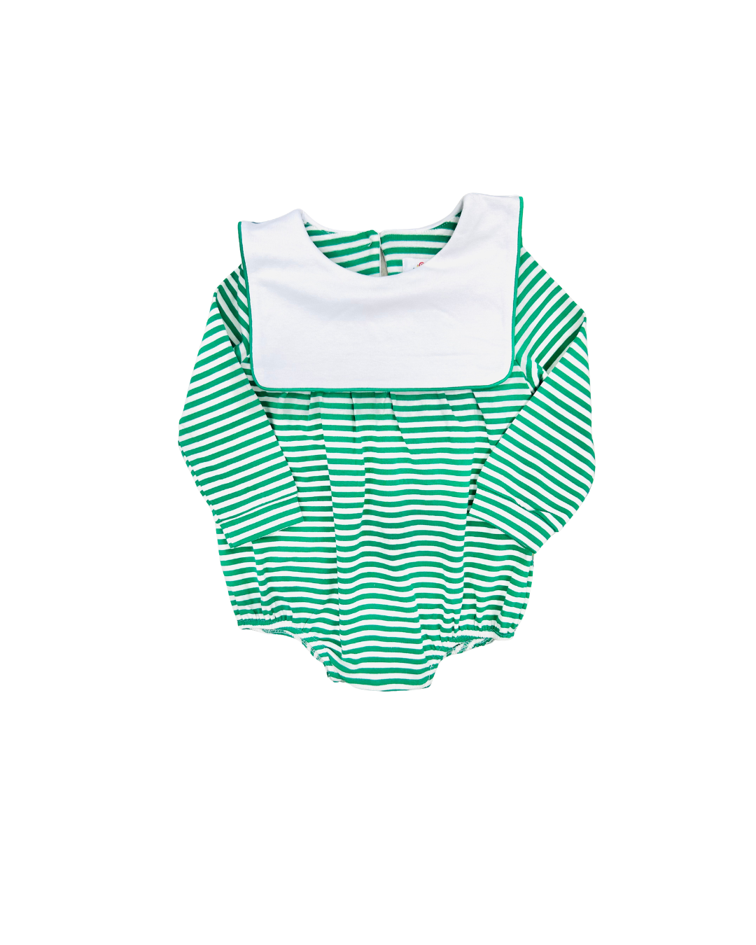 Funfetti Kids Green Knit Stripe Bubble