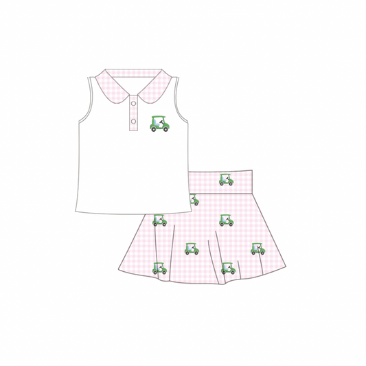 PRE ORDER - Funfetti Kids Golf Cart Skort Set