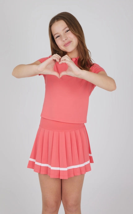 Coral Active Skirt Set